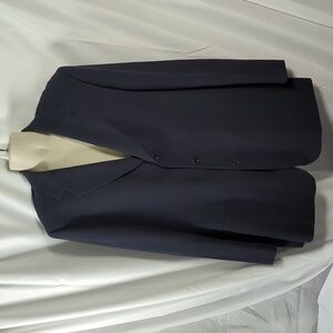 Vintage Banana Republic business suit size 44R dark blue